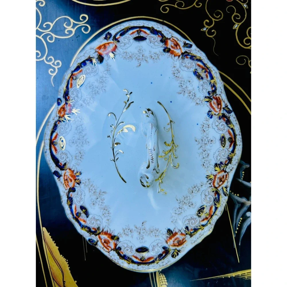 Antique English Tureen‎ Covered Serving Dish Clarion John Bennett Victorian
